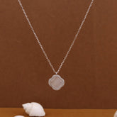 925 Sterling Silver Cubic Zirconia Studded Quirky Pendants with Chains